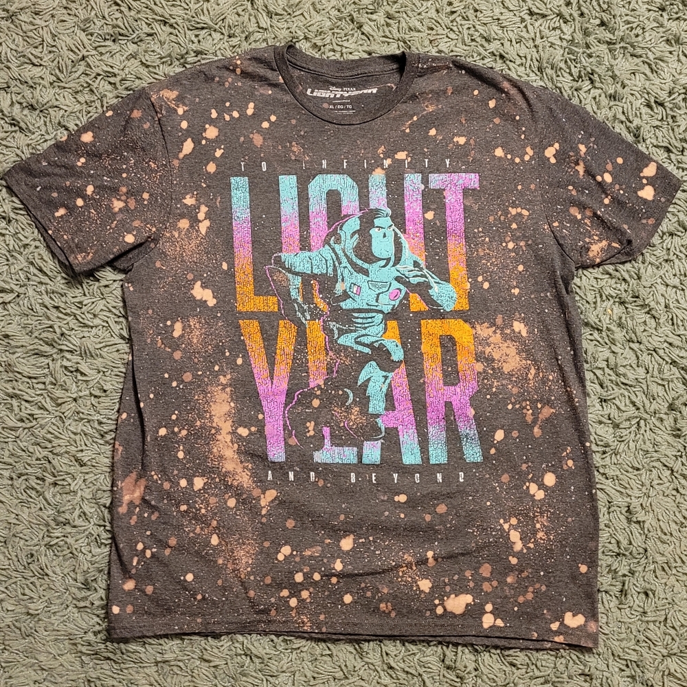 CUSTOM Reverse Dye Buzz Lightyear Disney Unisex Gee Size XL